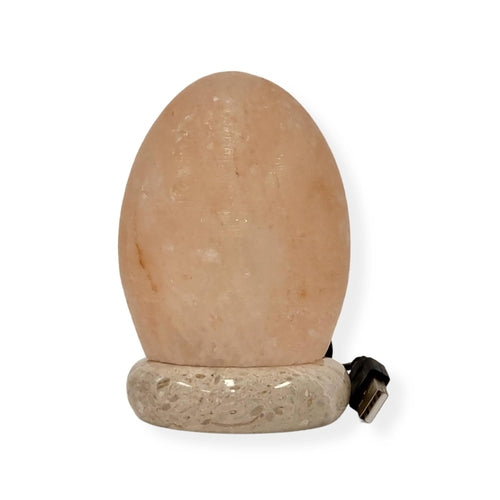 USB Himalayan Pink Rock Salt Lamp - Carved Shape Crystal LED Light (Australia Shipping Only)