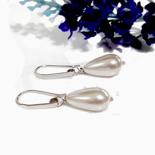 Dew Drop - Bridal Jewellery Collection -Teardrop Shell Pearl  |