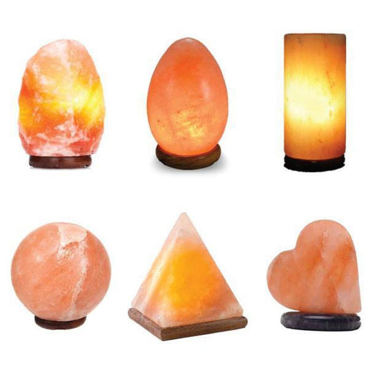USB Himalayan Pink Rock Salt Lamp - Carved Shape Crystal LED Light (Australia Shipping Only)